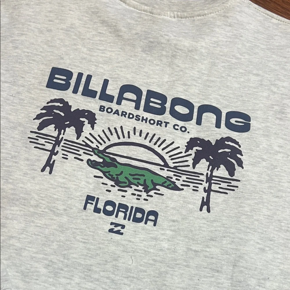 Billabong Florida Crewneck Sweatshirt | Heather Gray | L | NWT - Picture 5 of 5